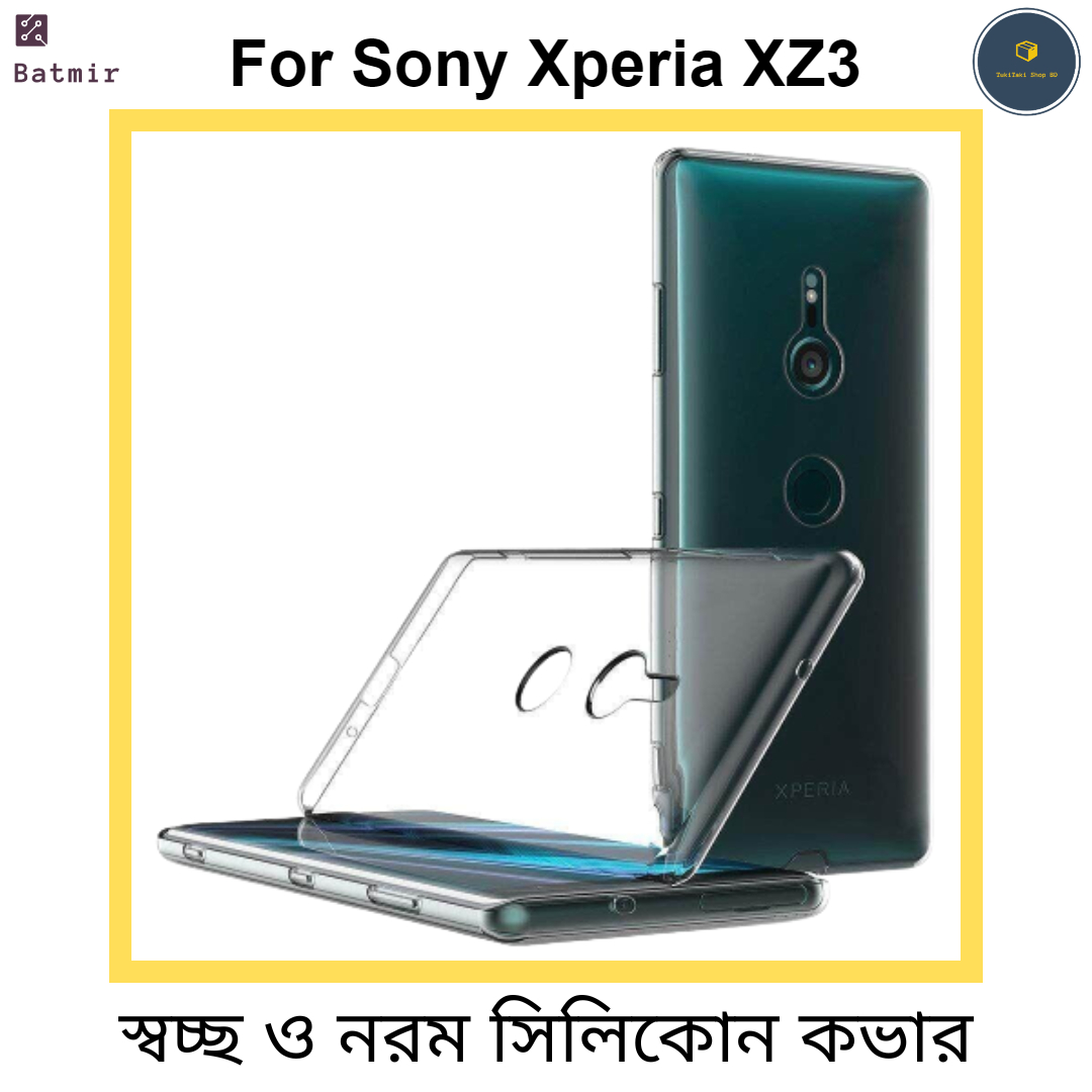 Picture of For Sony Xperia XZ3 Transparent Cover TPU Soft Flexible Airbag Transparent Silicone Case | Back Case Cover For Smartphone