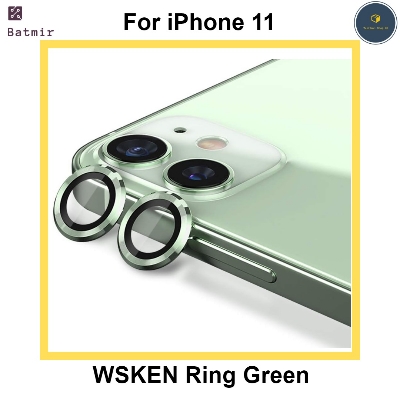 Picture of For Apple iPhone 11 Green WSKEN Ring Alloy Ultra Thin Camera Lens Protector