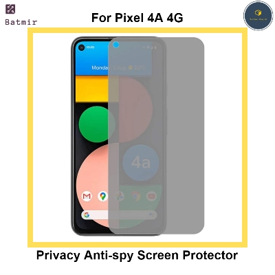 Picture of For Google Pixel 4A Privacy Anti Spy Front Screen Protector 2.5D 9H Hardness Glass Protector