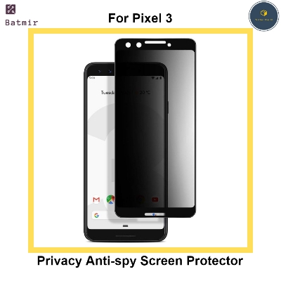 Picture of For Google Pixel 3 Privacy Anti Spy Front Screen Protector 2.5D 9H Hardness Glass Protector