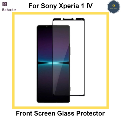Picture of For Sony Xperia 1IV Front Screen Protector 9D Tempered Full Screen Coverage Glass Protector Black