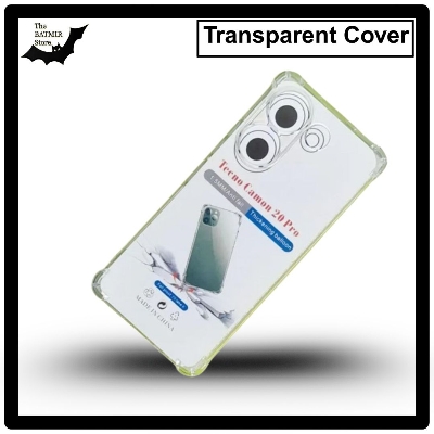 Picture of For Tecno Camon 20/ Camon 20 Pro Transparent Cover TPU Soft Flexible Airbag Transparent Silicone Case | Back Case Cover For Smartphone