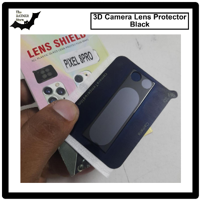 Picture of For Google Pixel 8 Pro 3D Curved Camera Lens Protector Lens Shield Latest Generation Curvy Border Glass Membrane HD Tempered Glass Camera Full Lens Protector for Mobile