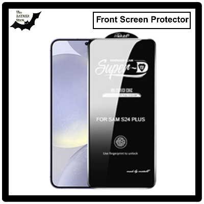 Picture of For Samsung Galaxy S24 Plus Front Screen Glass Protector Mietubl Super-D 5D Black Border Glass Protector Tempered Glass Screen Protector with Fingerprint Working