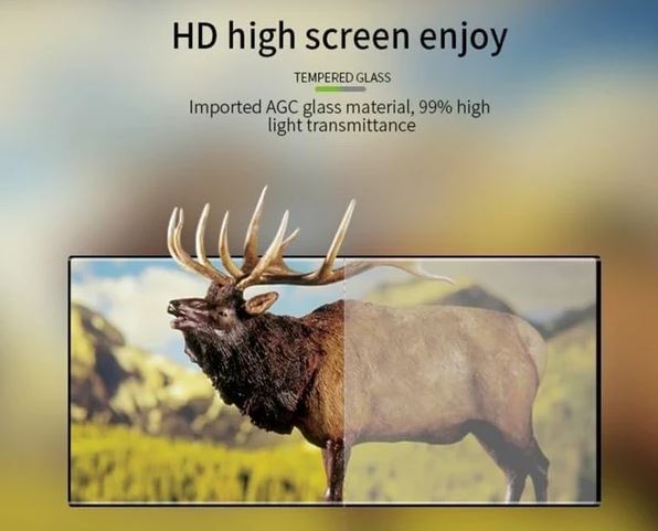 Picture of For Samsung Galaxy S24 Plus Front Screen Glass Protector Mietubl Super-D 5D Black Border Glass Protector Tempered Glass Screen Protector with Fingerprint Working