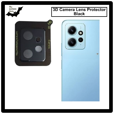 Picture of For Xiaomi Redmi Note 12 Pro 3D Curved Camera Lens Protector Lens Shield Latest Generation Curvy Border Glass Membrane HD Tempered Glass Camera Full Lens Protector for Mobile