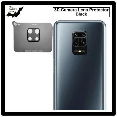Picture of For Xiaomi Redmi Note 9 Pro 3D Curved Camera Lens Protector Lens Shield Latest Generation Curvy Border Glass Membrane HD Tempered Glass Camera Full Lens Protector for Mobile