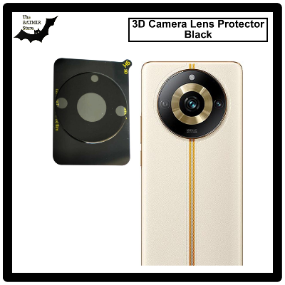 Picture of For REALME 11 PRO 3D Curved Camera Lens Protector Lens Shield Latest Generation Curvy Border Glass Membrane HD Tempered Glass Camera Full Lens Protector for Mobile