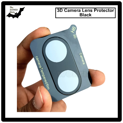 Picture of For OPPO RENO8 T 5G 3D Curved Camera Lens Protector Lens Shield Latest Generation Curvy Border Glass Membrane HD Tempered Glass Camera Full Lens Protector for Mobile