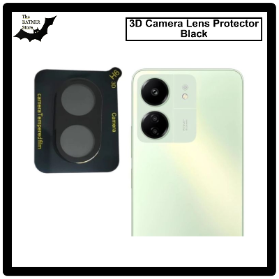 Picture of For Xiaomi Redmi Note 13 3D Curved Camera Lens Protector Lens Shield Latest Generation Curvy Border Glass Membrane HD Tempered Glass Camera Full Lens Protector for Mobile