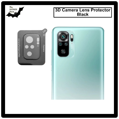 Picture of For XIAOMI REDMI NOTE 10 3D Curved Camera Lens Protector Lens Shield Latest Generation Curvy Border Glass Membrane HD Tempered Glass Camera Full Lens Protector for Mobile