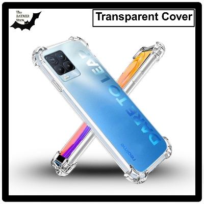Picture of For Realme 8/ Realme 8 Pro 4G Transparent Cover TPU Soft Flexible Airbag Transparent Silicone Case | Back Case Cover For Smartphone