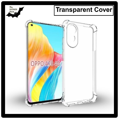 Picture of For Oppo A78 4G Transparent Cover TPU Soft Flexible Airbag Transparent Silicone Case | Back Case Cover For Smartphone