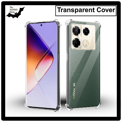 Picture of For Infinix Note 40 Pro 4G/ Note 40 Pro Plus 5G Transparent Cover TPU Soft Flexible Airbag Transparent Silicone Case | Back Case Cover For Smartphone