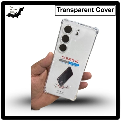 Picture of For Tecno Camon 40 Pro Transparent Cover TPU Soft Flexible Airbag Transparent Silicone Case | Back Case Cover For Smartphone