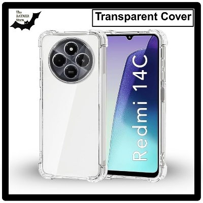 Picture of For Xiaomi Redmi 14C 4G/ 14R 5G/ A4/ A3 Pro/ Poco C75 4G Transparent Cover TPU Soft Flexible Airbag Transparent Silicone Case | Back Case Cover For Smartphone