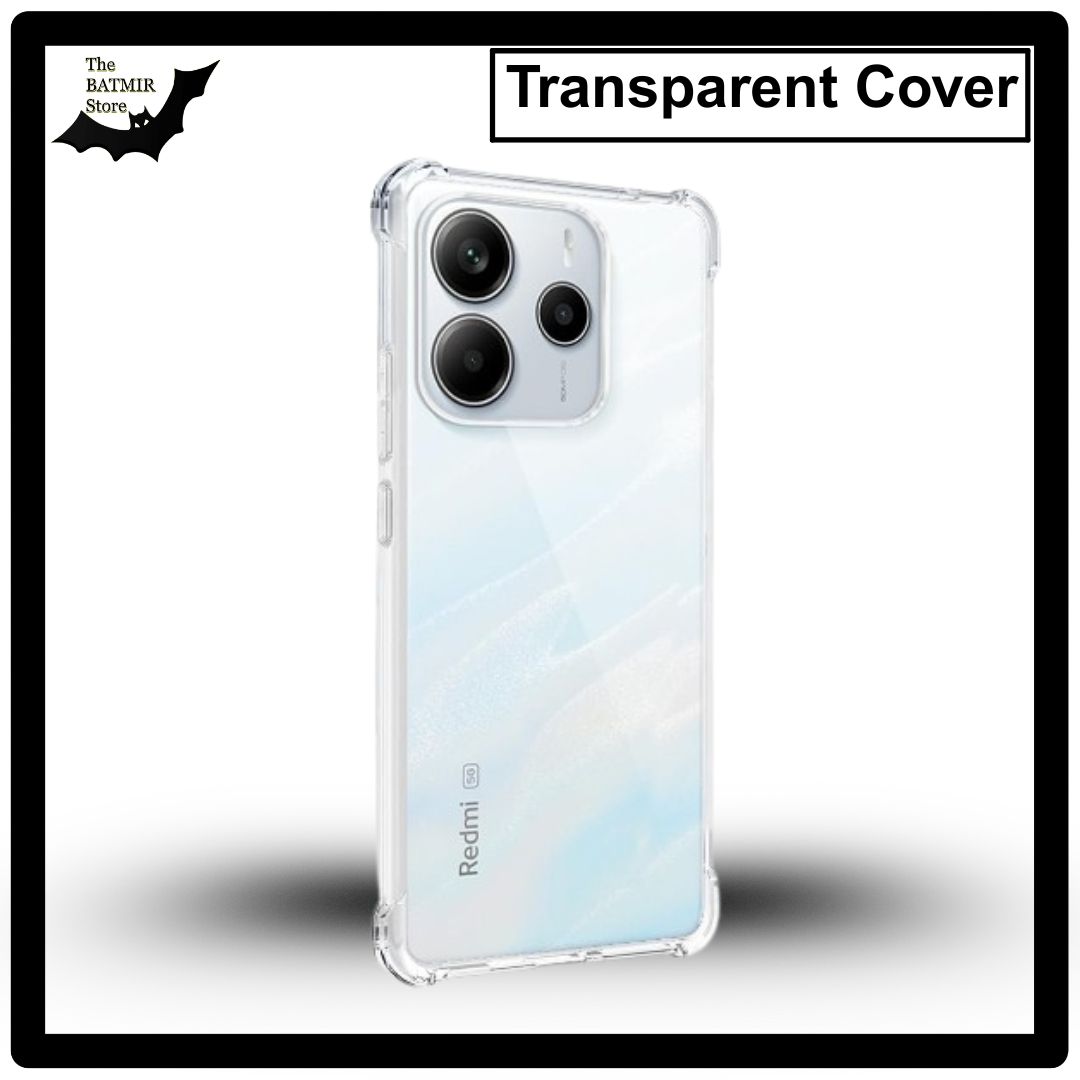 Picture of For Xiaomi Redmi Note 14 4G Transparent Cover TPU Soft Flexible Airbag Transparent Silicone Case | Back Case Cover For Smartphone