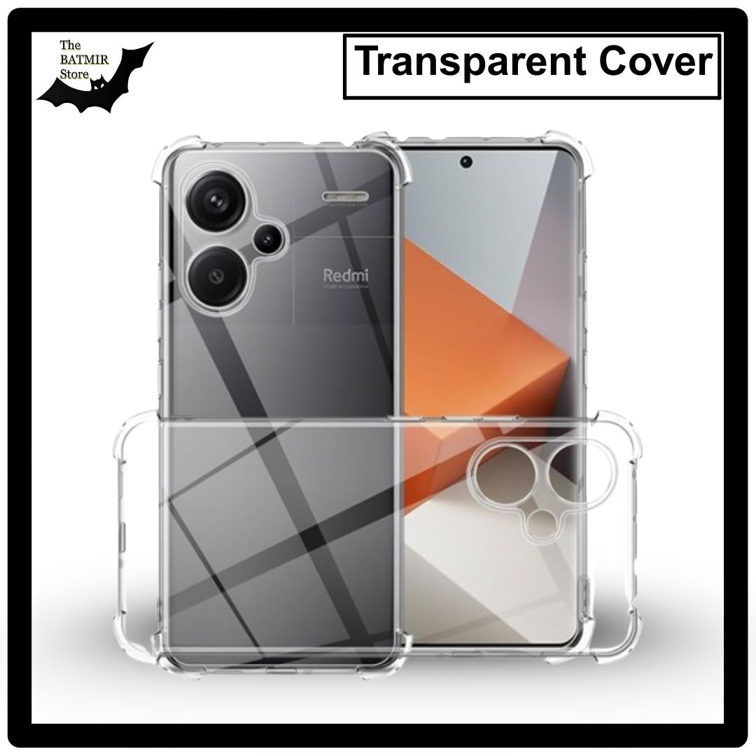 Picture of For Xiaomi Redmi Note 13 Pro+ (Plus) 5G Transparent Cover TPU Soft Flexible Airbag Transparent Silicone Case | Back Case Cover For Smartphone
