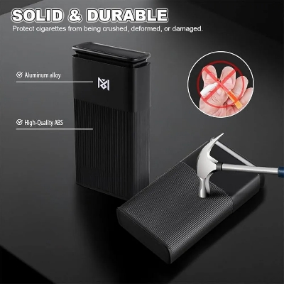 Picture of Generic Novelty Magic Cigarette Cases King Size for Men,Funny Waterproof Cigarette Box,Portable Pocket Long Cigarette Holders Case