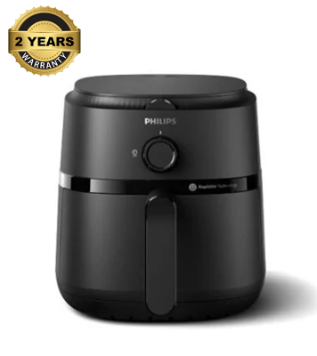 Buy Philips 4.2 Litre Compact Airfryer with Rapid Air Technology 1500W, Dishwasher Safe, Temperature Control, Time Control (NA120) at Best Price In Bangladesh