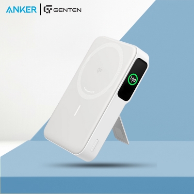 Picture of Anker MagGo Qi2 Certified 10000mAh 15W Ultra-Fast MagSafe Digital Display Power Bank