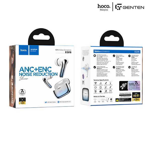 Picture of Hoco EQ16 ANC+ENC True Wireless Earbuds