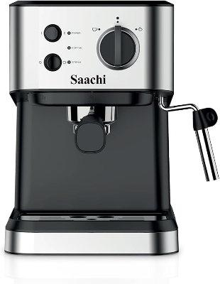 Picture of Saachi Coffee Maker NL-COF-7068-BK With 20 Bar High Pressure Pump