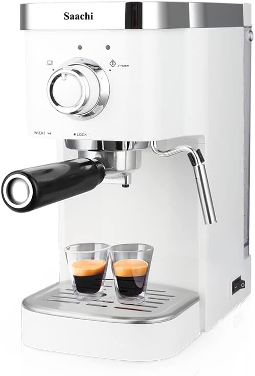 Picture of Saachi Capsule Coffee Machine NL-COF-7061-WH With 20 Bar Pressure Pump