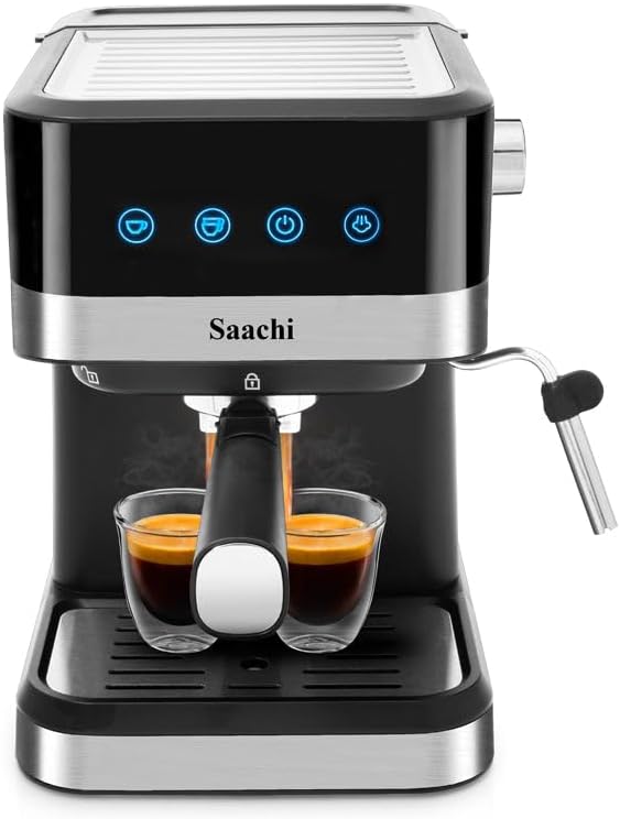 Picture of Saachi Coffee Maker NL-COF-7065-BK With 20 Bar High Pressure Pump