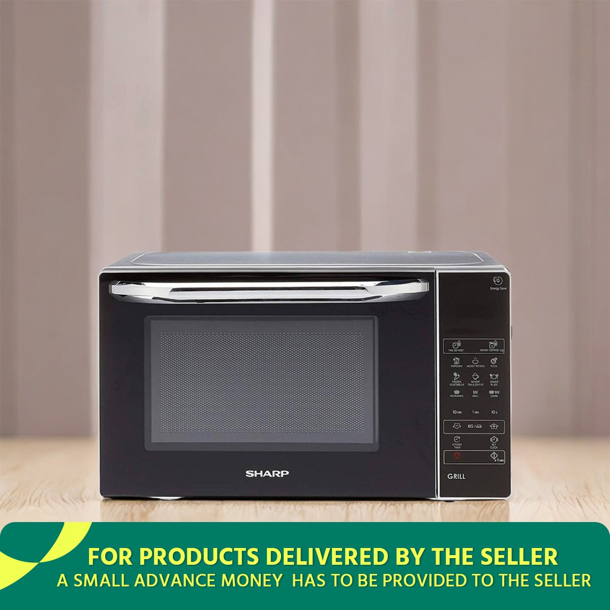 Picture of Sharp R-72E0-S Grill Microwave Oven | 25 Liter