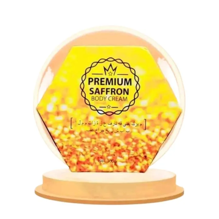 Premium Saffron Body Cream - 300gm Cosmetic Shopping Zone online shop bangladeshothoba.com