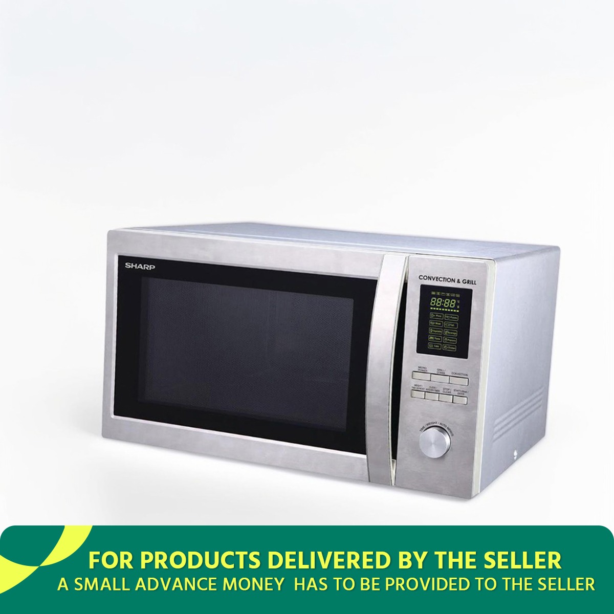 Picture of Sharp 42 Liter R-94A0(ST)V Convection & Grill Microwave Oven