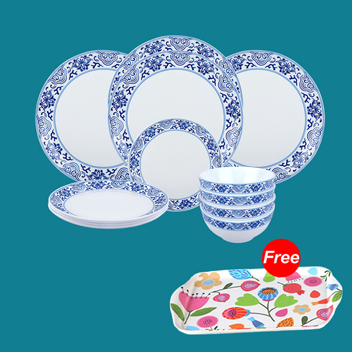 Buy 12 Pcs Round Dinner Set-Sapphire Online at Best Price	