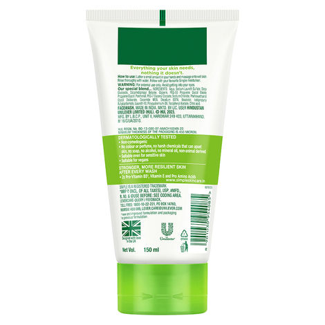 Picture of UK product Simple Kind to Skin Moisturising Facial Wash(150ml)