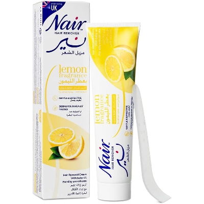 Picture of International Uk product Nair Hair Remover Lemon Fragrance Used For female 110 Ml