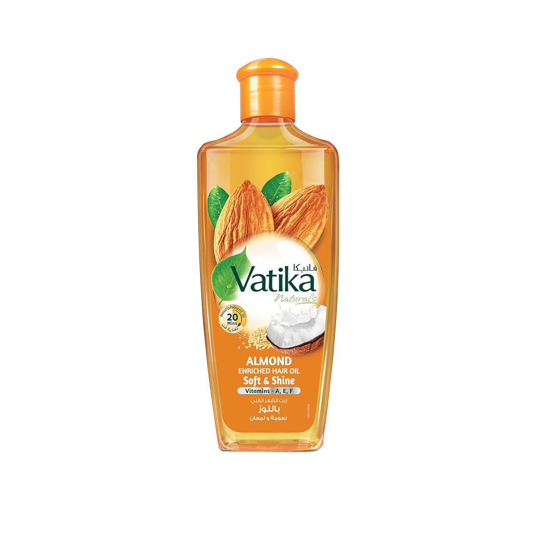 Picture of International UAE product Vatika Softness And Shine Naturals Almond Enriched Hair Oil With Coconut Sesame

(300ml)