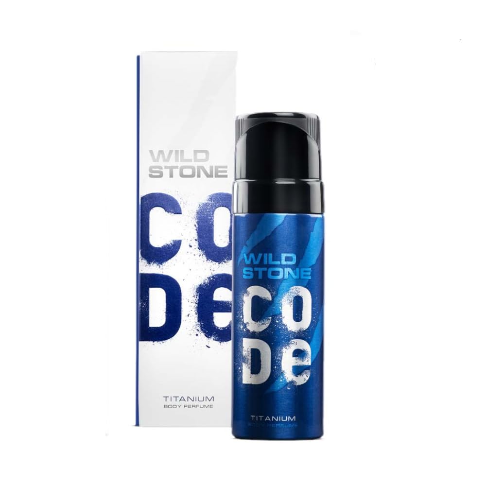 Picture of Indian Product Wild Stone Code Titanium Body Perfume Spray No Gas For Men 120 Ml