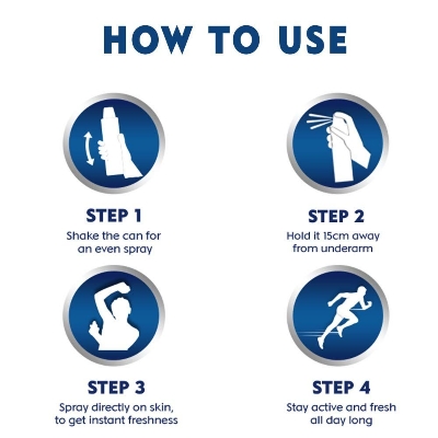 Picture of Nivea Men Body Spray Fresh Active Germany

(150ml)