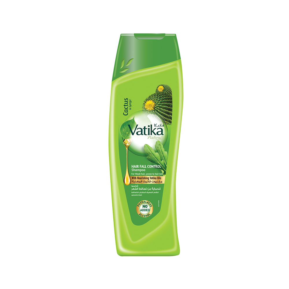 Picture of Vatika Naturals Hair Fall Control Shampoo - Cactus & Gergir-400ml