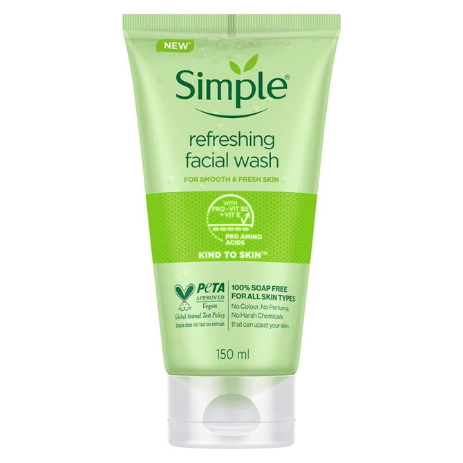 Picture of International UK product Simple Kind To Skin Refreshing Facial Wash Gel

(150ml)