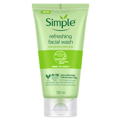 Picture of International UK product Simple Kind To Skin Refreshing Facial Wash Gel

(150ml)