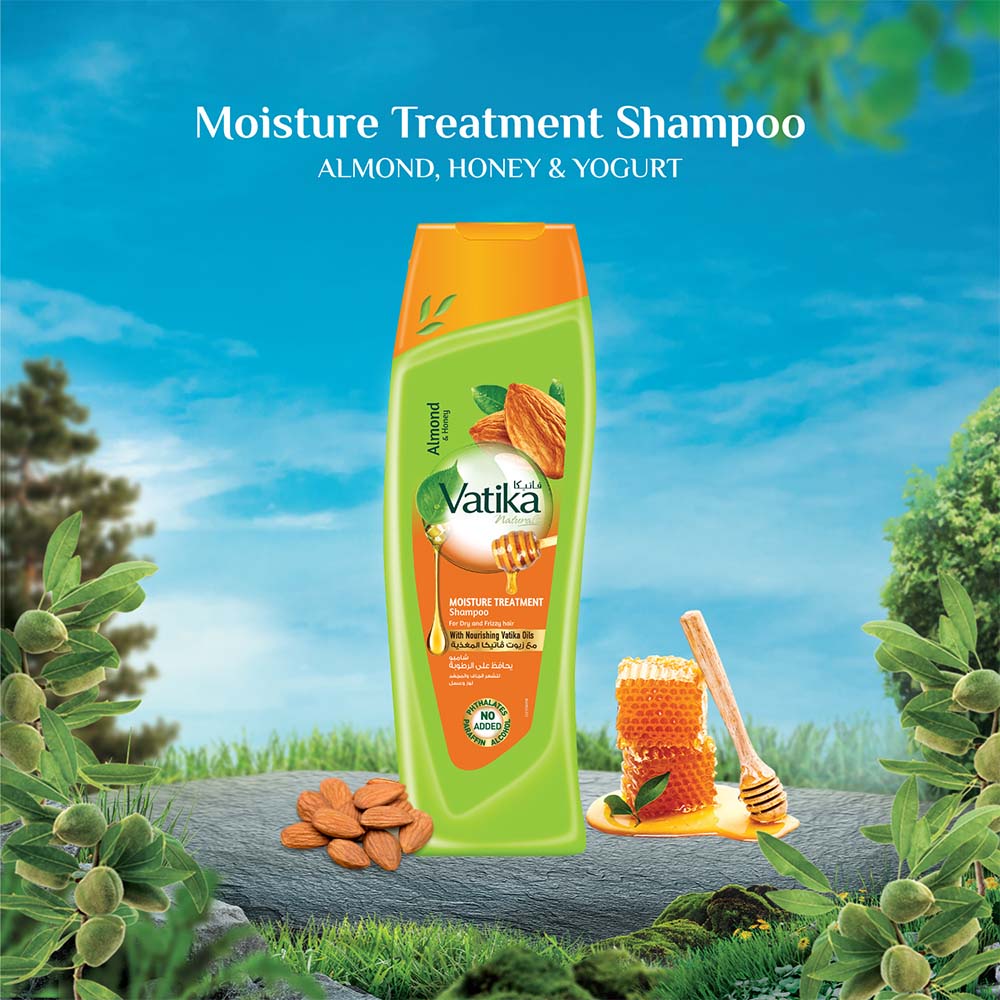 Picture of International UAE product Vatika Naturals Moisture Treatment Shampoo

with Almond and Honey - 400ml