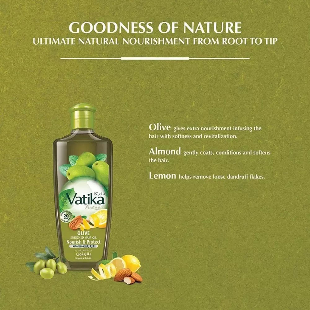 Picture of International UAE product Hair care Vatika OLIVE hair oil - 300ml