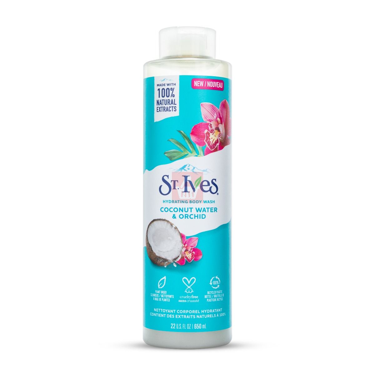 Picture of International USA product ST.Lves Hydrating Coconut Water & Orchid Body wash used for male/female 650 Ml