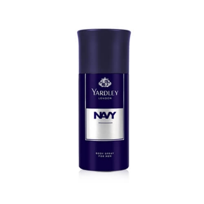 Picture of International England product Yeardley Navy Body spray For men 150 ML