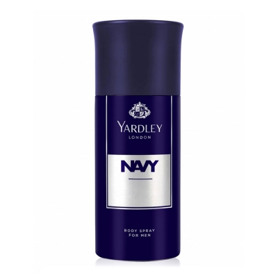 Picture of International England product Yeardley Navy Body spray For men 150 ML