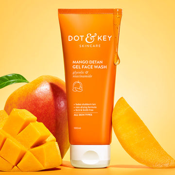 Picture of Dot & Key Mango Detan Gel face wash 100ml (India)