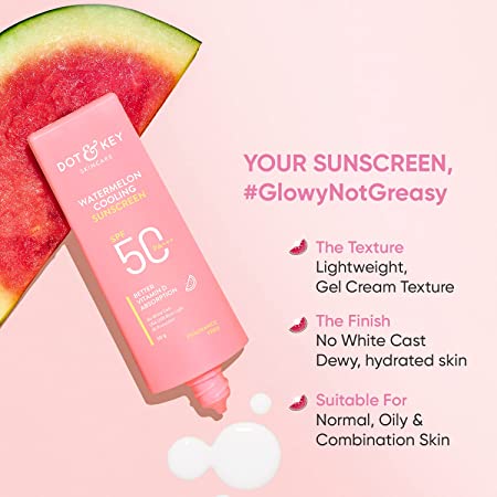 Picture of Dot & Key Watermelon Hyaluronic Cooling Sunscreen SPF 50+++ 80 gm