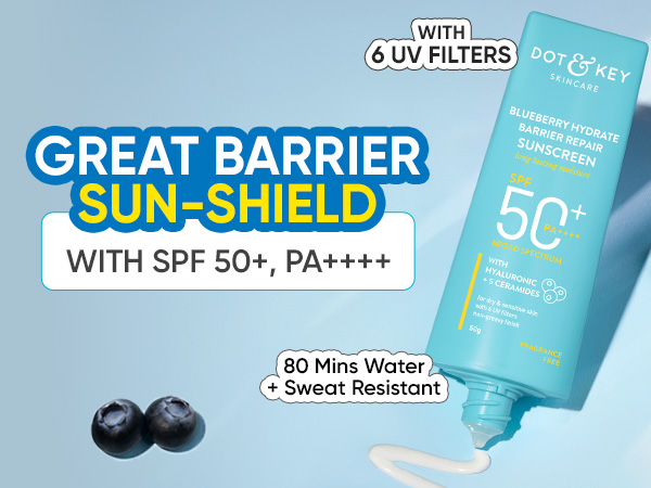 Picture of Dot & Key Blueberry Hydrate Barrier Repair Sunscreen SPF 50+ PA++++ 80gm