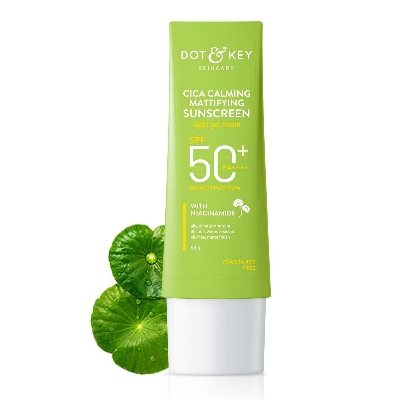 Picture of Dot &Key Cica Claiming Mattifying sunscreen SPF50+ PA+++ 80 gm
